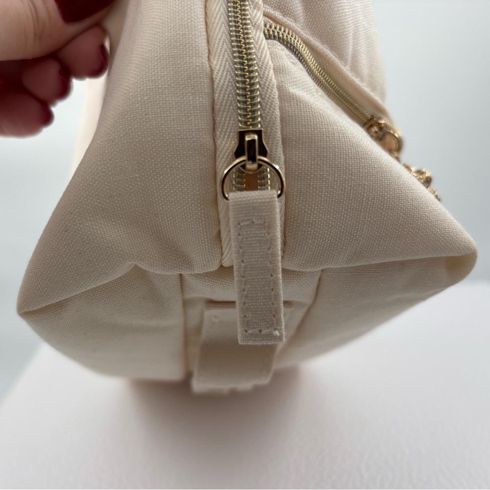 NWT Dolce & Gabbana Devotion off-white zip pouch luxury holiday travel gift - Picture 10 of 13